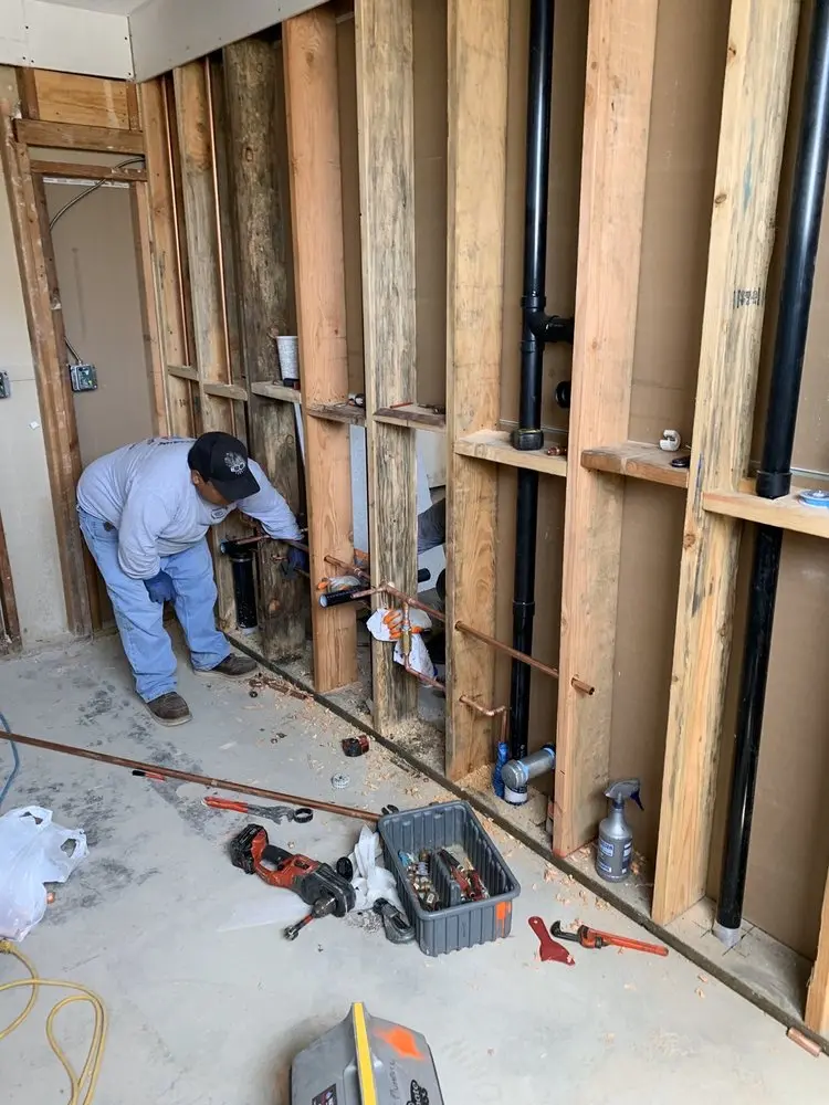 Commercial rough-in plumbing for Gas Line Repair in Moyle Heights